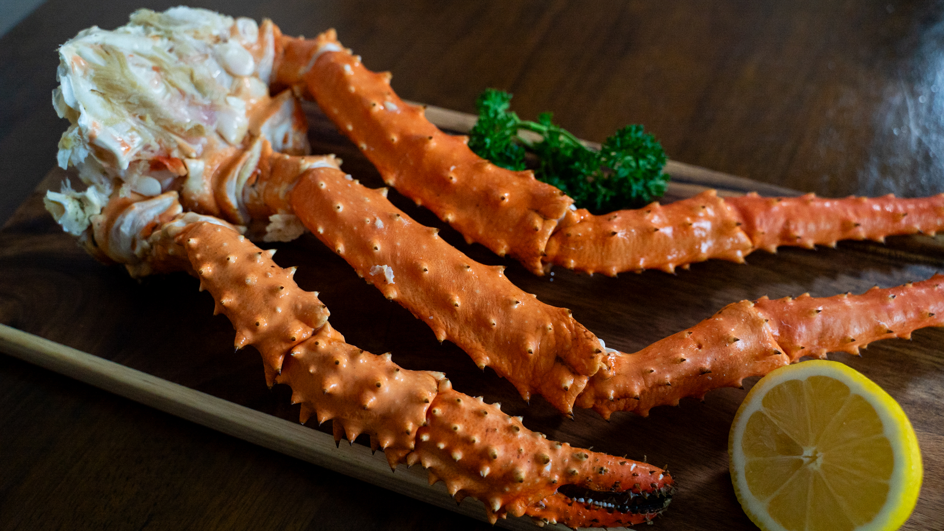 Premium King Crab seafood offering